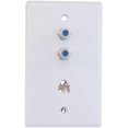 thumbnail image 1 of Plaque Murale 2 x Raccord F81 (1GHz) + 1x RJ11, 1 of 1