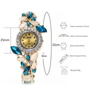 Weicam 5 Pack Women Luxury Watch Bracelet Diamond Flower Lady Retro Wholesale Wrist Watch Jewellery