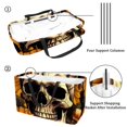 DJROW Skull Pattern Reusable Grocery Bag Portable Folding Picnic