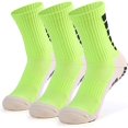 thumbnail image 1 of Calcetines de Fútbol Antideslizantes, 3 Pares de Calcetines Deportivos para Hombre, Pack de Calcetines Deportivos de Tubo Alto para Adultos Fútbol Baloncesto Trekking, 1 of 5