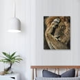 thumbnail image 4 of Acheng Lion Wall Art Funny Lion Poster Top Animal Canvas Posters And Prints Living Room Bedroom Wall Decor Poster Decorative Painting Canvas Wall Art Living Room Posters Bedroom Painting 16x20 in, 4 of 5