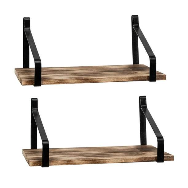 Set Of 2 Floating Shelves Wall Mount Rustic Wood For Kitchen Living Room Bathroom Bedroom Com - Rustic Wooden Shelf For Wall Set Of 2 Floating Shelves Wall Mount Rustic Wood For Kitchen Living Room Bathroom Bedroom Com - Rustic Wooden Shelf For Wall