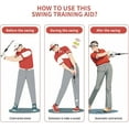 thumbnail image 2 of Propositionon Aide à l'Entraînement au Golf, Aide à l'Entraînement de Swing de Golf Rétractable, Entraîneur de Grip de Club pour Poignées Jumbo, Entraîneur Portable, Entraînement de Force et de Tempo pour Frapper et Frapper, Bleu, 2 of 7