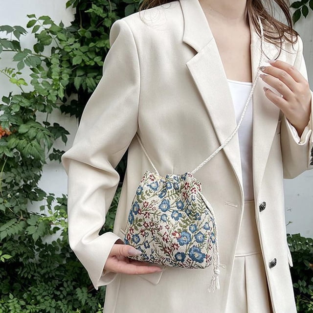 Ruifaya Bolso bandolera con cordón, bonito y nuevo C7