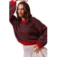thumbnail image 2 of GARDEN NAKED Textured Two Tone Sweater, 2 of 3