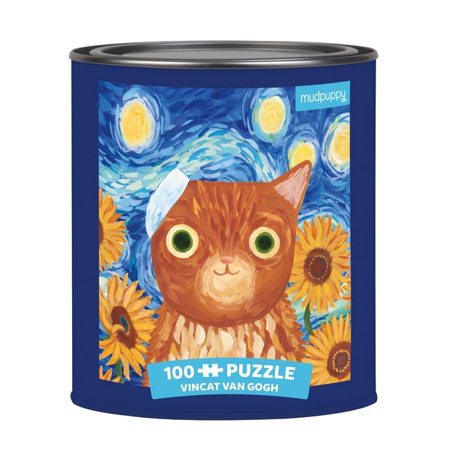 Puz 100 Tin Artsy Cat Vincat Van Go (Other)