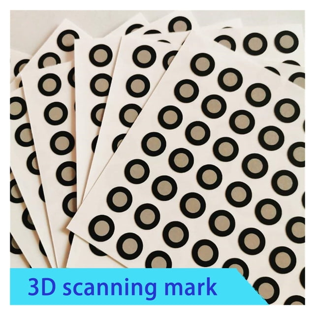 1000 Points de Numérisation 3D Points de Marquage scanner 3D Portatif Reflète le point Cible à l'Intérieur 6 Extérieur 10mm, Facile à Utiliser