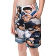 thumbnail image 4 of Boys SKZ Stray Korea Ki Beach Shorts Swim Trunks Swim Shorts Quick Dry Pool Suit Swimwear For Kids Youth, 4 of 8