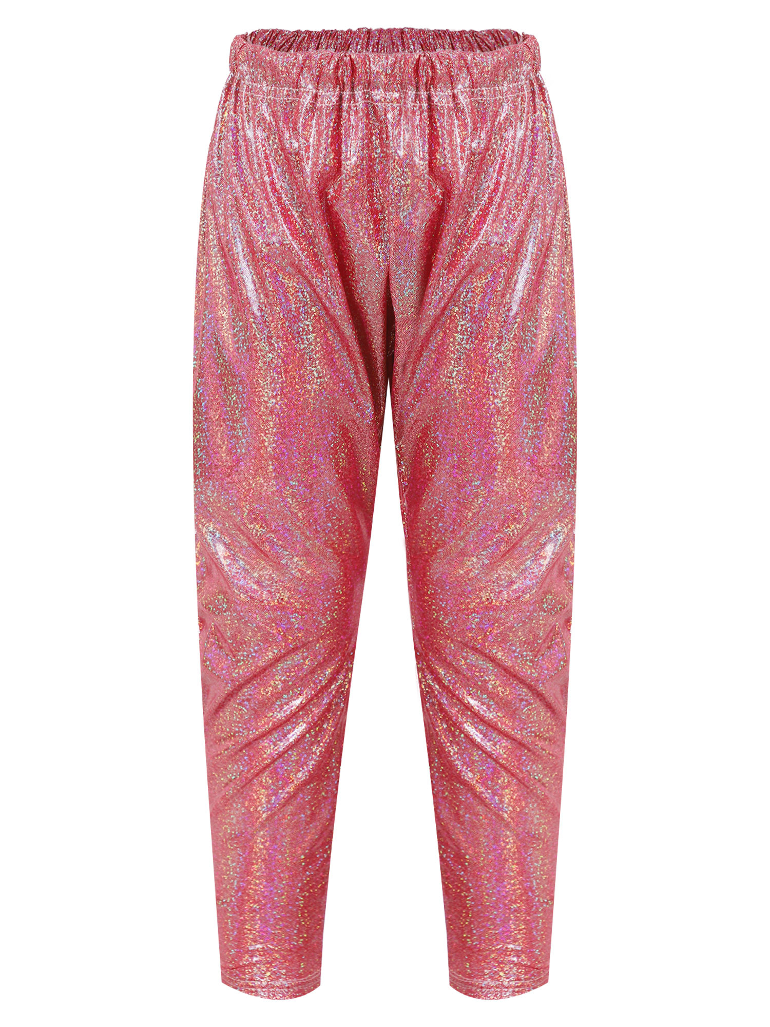 CHICTRY Kids Boys Shiny Metallic Harem Pants Jazz Hip Hop Performance