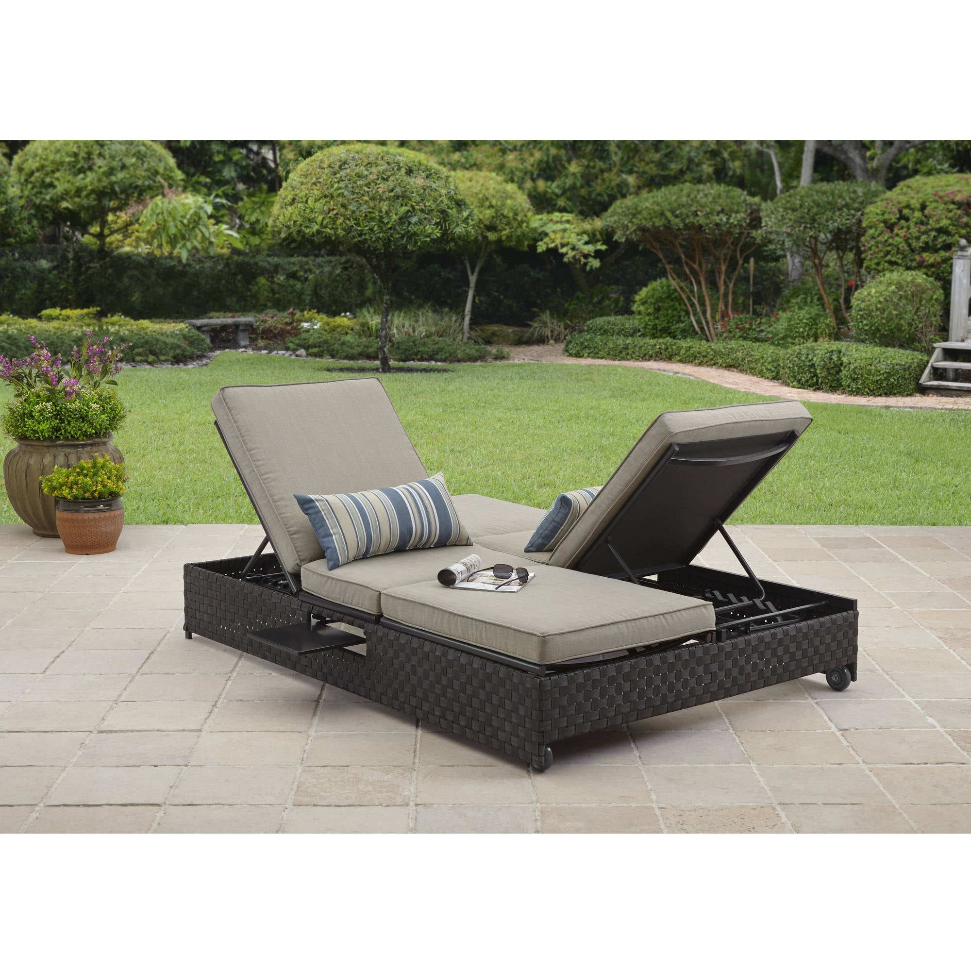 Better Homes Gardens Avila Beach Double Lounger Sofa Walmart