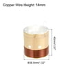 thumbnail image 2 of Uxcell Woofer Voice Coil 1.52 Inch 2 Layers Round Copper Wire Speaker Voice Coil for Speaker Repair 1 Pack, 2 of 4