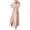 Beige, variant on Women High Neck Long Sleeve Dress Solid Color Prayer Clothes Robe Army Green 8(L)