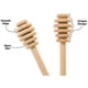thumbnail image 5 of Paquete de 24 Mini palillos de madera para la miel, palillos de la miel para el tarro de la miel dispensar la miel llovizna, favores de la fiesta de Sunnimix Palitos de miel, 5 of 8