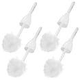 thumbnail image 5 of DEEPCRAFF 5-Pack White Toilet Brushes with Ergonomic Squeeze Handles and Dense Bristles for Effective Bathroom Cleaning, 5 of 8