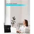 thumbnail image 7 of BLACK+DECKER BFB09W 9-In. 3-Speed Portable Frameless Mini Box Fan, White, BFB09B, 7 of 7