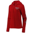 thumbnail image 2 of Women's New Era Red Tampa Bay Buccaneers Reverse Space-Dye Full-Zip Hoodie, 2 of 3