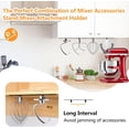 thumbnail image 6 of PQPO 4 Pack Stand Mixer Attachment Holders Compatible with Kitchenaid Mixer Accessories,for Storage Organize Your Kitchen Aid Attachments(Black), 6 of 6