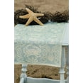 thumbnail image 3 of Heritage Lace CD-1454SB Crab Damask 14 x 54 in. Runner - Sea Blue, 3 of 3