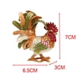 thumbnail image 4 of Joyero figura de pollo esmaltado jinwen Verde, 4 of 5