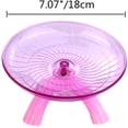 thumbnail image 2 of Hamster Flying Saucer Silent Running Exercise Wheel for Gerbil Rat Mouse Hedgehog Small Animals (Blue), 2 of 6