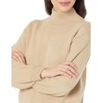 thumbnail image 3 of walmart Essentials Womens Plus Organic Cotton Funnel-Neck SweaterPlus Organic Cotton Funnel-Neck Sweater, 3 of 8