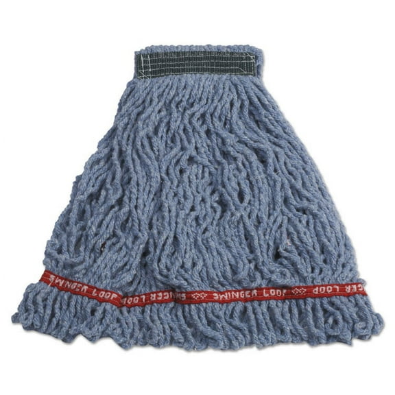 Rubbermaid FGC21206BL00 Swinger Loop Shrinkless 20 oz. Mop Head, 6 Pack