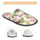 thumbnail image 3 of Balery Birds And Flowers Pantuflas de Casa de Felpa Silenciosas con Diseño Estampado, Zapatillas Cómodas Antideslizantes de Algodón para Interior-Large, 3 of 8