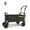 Black, variant on Whitsunday Folding Wagon 8" Heavy Duty Whlees with Push Bar (Standard Size PLUS)