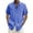 Blue, variant on JTieacloth Mens Dress Shirts Male Summer Hawaii Solid Shirt Short Sleeve Double Pocket Turn Down Button Shirt Blue