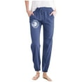 thumbnail image 1 of Womens Cargo Pants With Pockets Minimalist Spring Summer Solid Color With Printed Pockets Drawstring Home Pants Summer Pants Women Trendy 2025 Navy M, 1 of 3