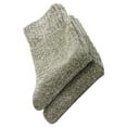 thumbnail image 1 of Minnieouse 5 pares de calcetines de invierno para hombre, cubierta para el pie, estilo Simple, accesorios de calcetería para hombre, media pantorrilla, Medias Verde militar sólido Minnieouse AP010992-05B, 1 of 6