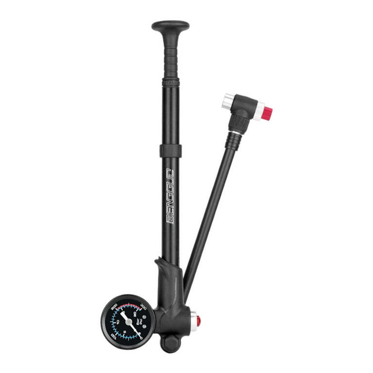 YOLETO Bike Air Pump with 160 Psl Gauge, Bicycle Tire Pump with