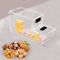 thumbnail image 3 of Miumaeov 4.5L/1.1Gal Acrylic Candy Bin Candy Dispenser Box Snacks Storage Case Portable Clear, 3 of 8