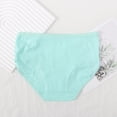 thumbnail image 6 of Purcolt Girls Cotton Panties Soft Breathable Stretchy Solid Color High Waist Brief Underwear for 1-8 Years, 6 of 7