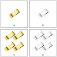 thumbnail image 2 of Money Clip Portable Bookmark Stainless Copper Rust-proof Copper Smooth Multifunctional Man Accessories Cash Clamp Double Sided Fashionable Cardholder No.1, 2 of 9