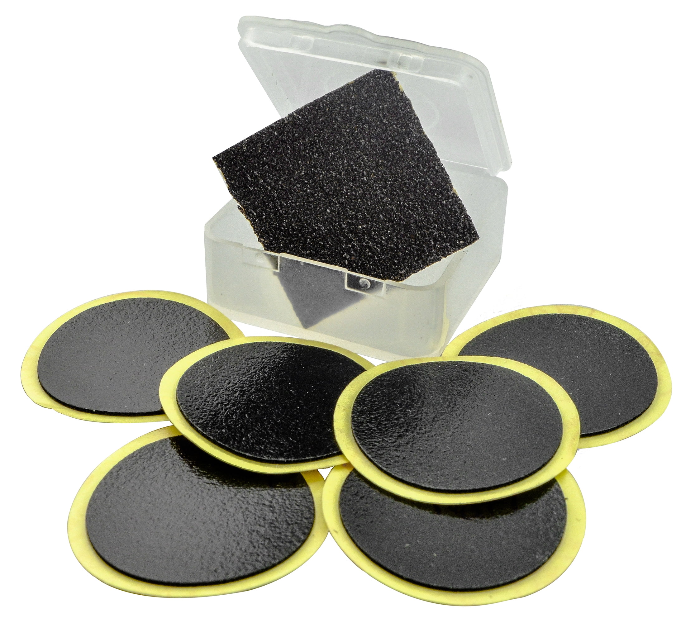 10-100x BICYCLE BIKE PUNCTURE PATCHES REPAIR KIT TIRE TYRE TUBE GLUELESS PATCH 