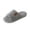 Gray, variant on Fuzzy Home Slippers, Open Toe Plush Slides, Women's Open Toe Fuzzy Slippers Cozy Faux Fur Home Slide Sandals Winter Warm Plush Soft Padded Indoor Bedroom Flat Lounge Shoes, Black 5.5