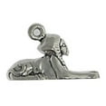 thumbnail image 1 of Sterling Silver 24" Unisex 1.5mm Box Chain 3D Egyptian Sphinx Pendant Necklace, 1 of 2