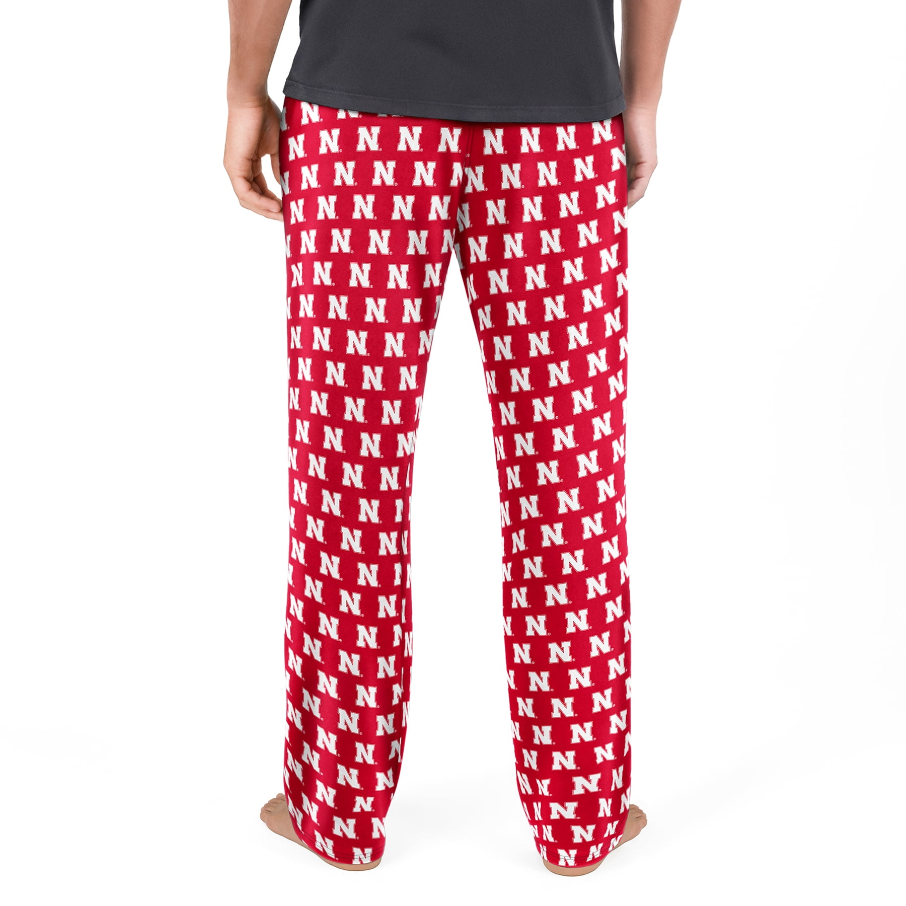 NCAA Mens Nebraska Huskers All Over Print Pajama Pants