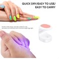 thumbnail image 5 of Mini lámpara UV para uñas (rosa), secador de uñas UV para esmalte de gel, portátil, para un solo dedo, para uso en casa y salón de uñas., 5 of 5