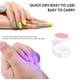 thumbnail image 5 of Mini lámpara UV para uñas (rosa), secador de uñas UV para esmalte de gel, portátil, para un solo dedo, para uso en casa y salón de uñas., 5 of 5