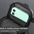 thumbnail image 4 of Sport Armband Running Cell Phone Holder Arm Bag Case - Navy blue, 4 of 5