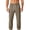 Khaki, variant on Men's Athletic Pants Lightweight Solid Color Workout Pants Quick Dry Drawstring Elastic Waist Trousers with Pockets