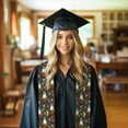 thumbnail image 6 of Fotbe Gnome Insect Frog Printed Class of 2024 Graduation Stole, 6 of 7
