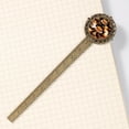 thumbnail image 4 of Thanksgiving pumpkin pie Book Accessories: Lace Bookmark in Antique Bronze - a Gift for Readers and Book Lovers, 4 of 5