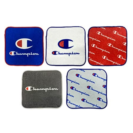 

Champion General Pattern Mini Towel Set of 5 Kindergarten Entrance Goods Kindergarten Entrance Preparation Preschool Kindergarten Elementary School Boys Girls 15 x 15cm 5065014500