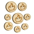 thumbnail image 1 of Flammable Fire Icon Wood Buttons for Crochet Knitting Sewing DIY Craft - Various Sizes (8pcs), 1 of 7