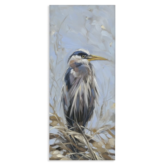 Stupell Industries Modern Bird on Branch Canvas Art, 10 x 24, by Andrea Lavery