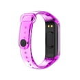 thumbnail image 3 of Inteprter Correa de reloj de repuesto compatible con Fit2 Soft Clear TPU Color Wristband Electrónica No.2, 3 of 6