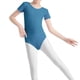 thumbnail image 1 of Leotardo manga corta color turquesa para niña Camellia Brand 2011, 1 of 2